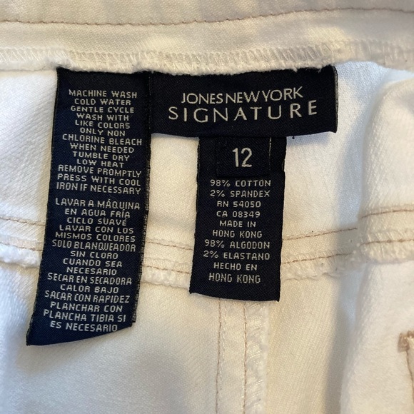 Jones New York Beige Signature Jeans Size 12 - Picture 7 of 8